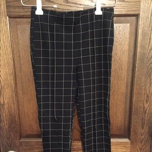 Forever 21 Black and White Stripe Leggings